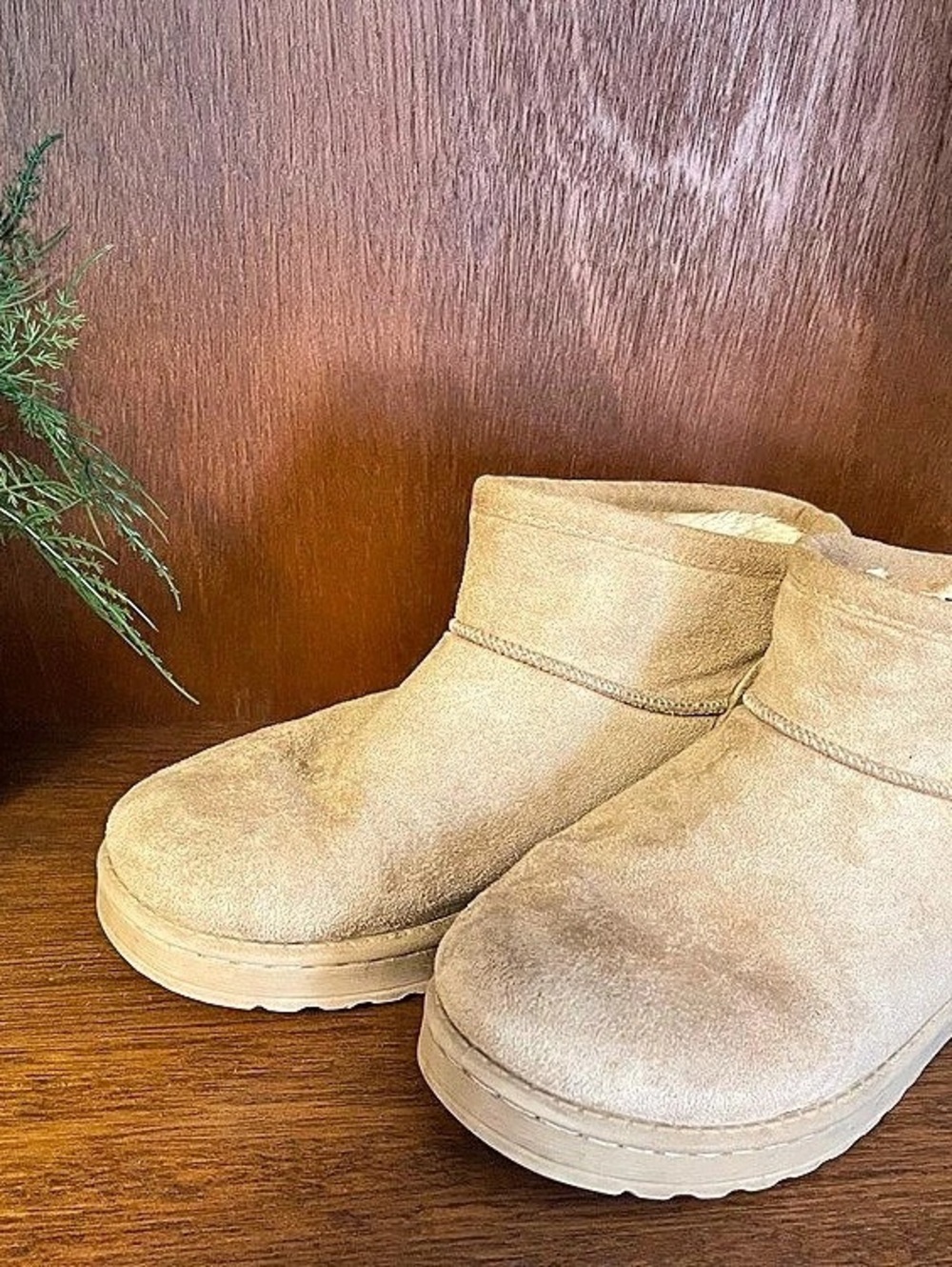 SO Suede Ankle Boots in Brown US 6